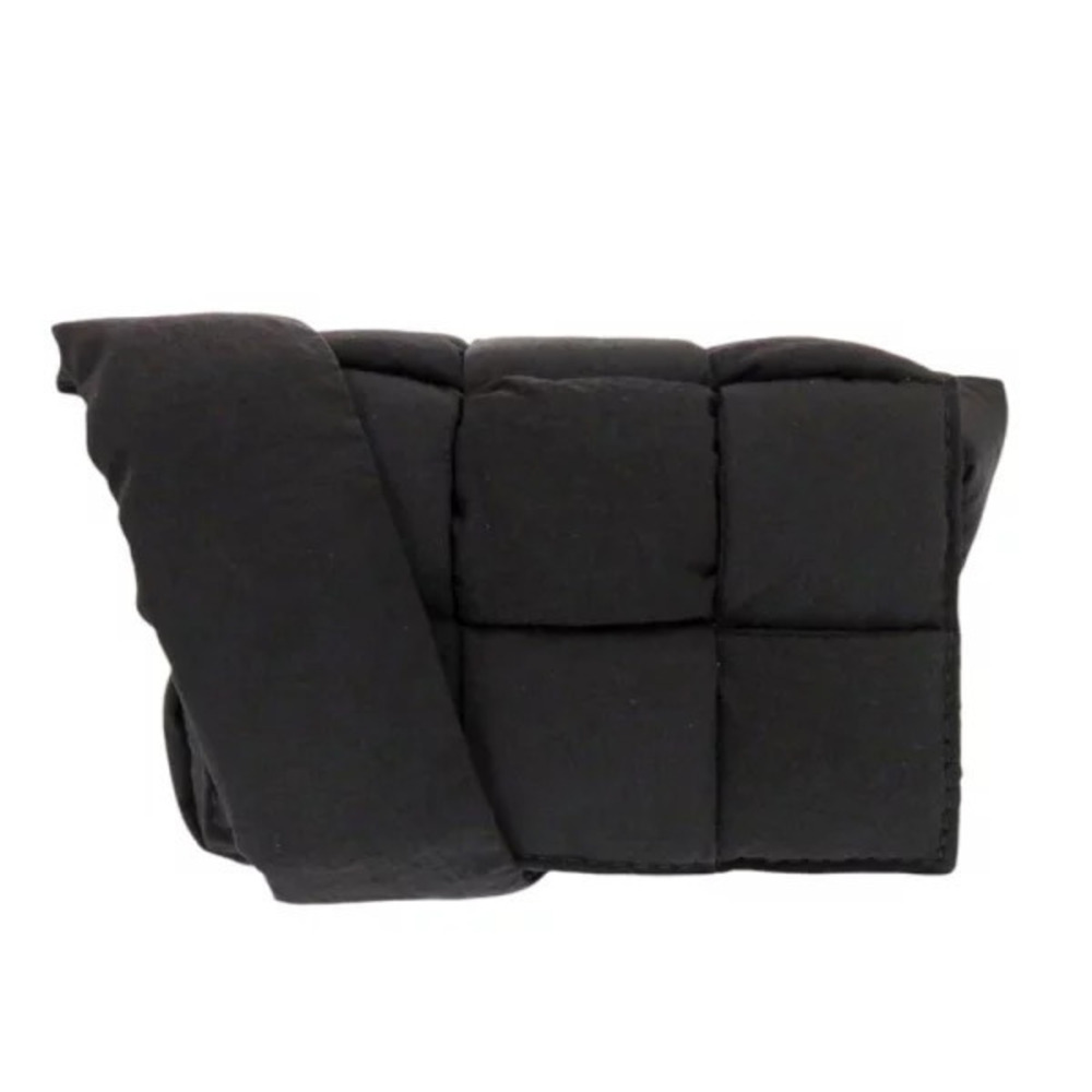 Bottega Veneta PADDED CASSETTE Black Shoulder Bag Bottega Veneta